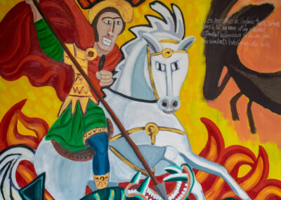 Saint Georges and the dragon
