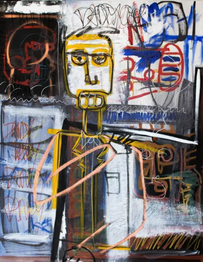 DANDDY COOL - Mixed media on canvas - 80 x 120 cm – 2017